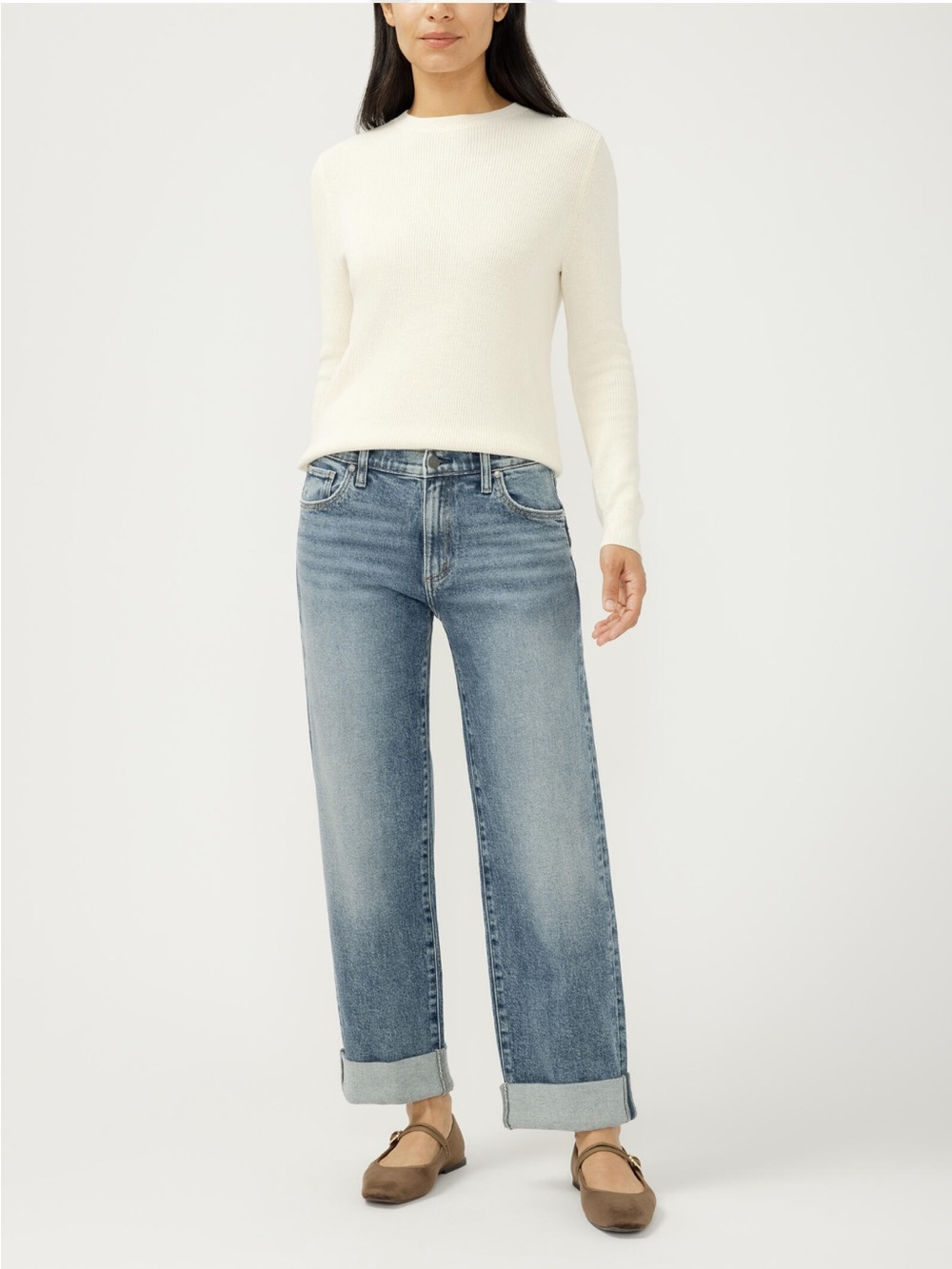Silver Jeans Mud Rise Relaxed Fit